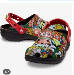 New crocs disney marvel avengers clogs thor iron man hulk comic book